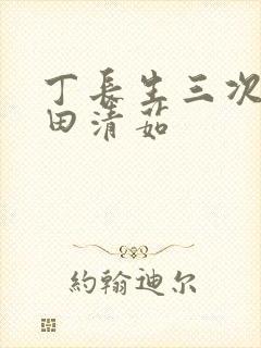 丁长生三次进入田清茹