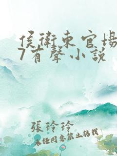 侯卫东官场笔记7有声小说