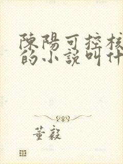 陈阳可控核聚变的小说叫什么名字