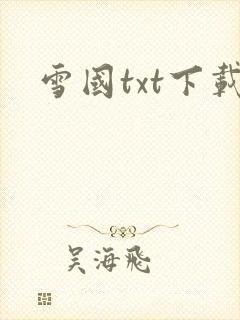 雪国txt下载