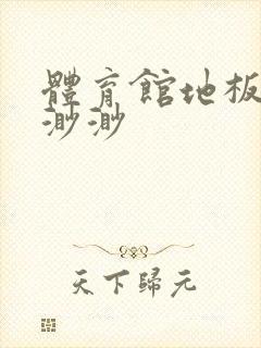 体育馆地板上c渺渺