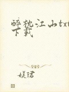 醉枕江山txt下载