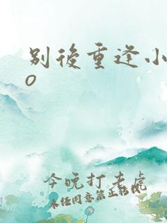 别后重逢小说po