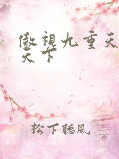 傲视九重天风凌天下
