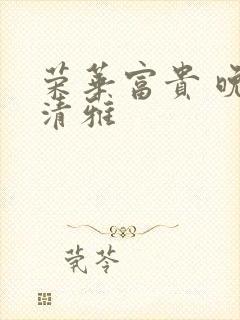 荣华富贵 晚歌清雅