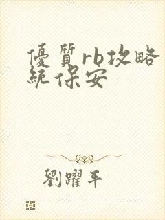 优质rb攻略系统保安