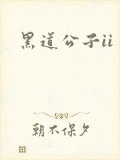黑道公子ii