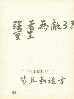 强者无敌3烈火重生