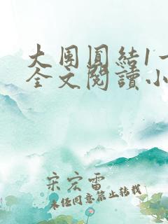 大团圆结1一6全文阅读小说
