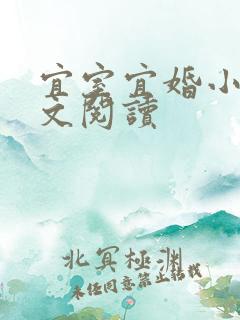 宜室宜婚小说全文阅读