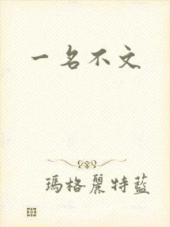 一名不文