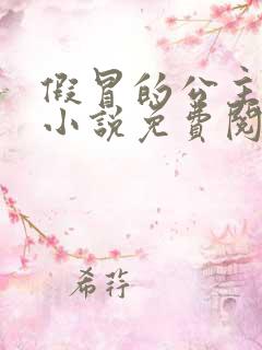 假冒的公主大人小说免费阅读