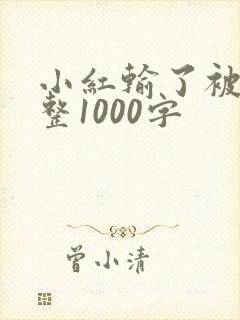 小红输了被小明整1000字
