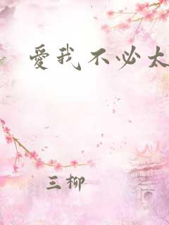 爱我不必太痴心