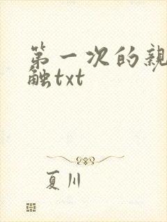 第一次的亲密接触txt