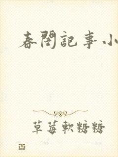 春闺记事小说