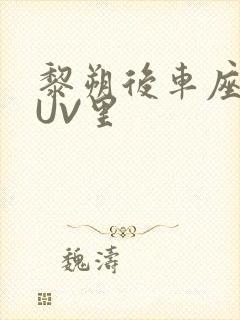 黎朔后车座上SUV里