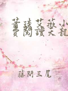 萧琰艾薇小说免费阅读天龙殿