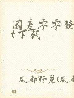 国产零零发txt下载