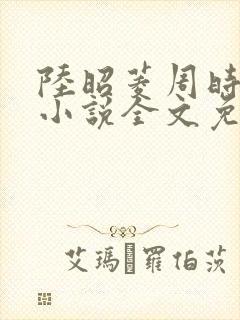 陆昭菱周时阅的小说全文免费阅读