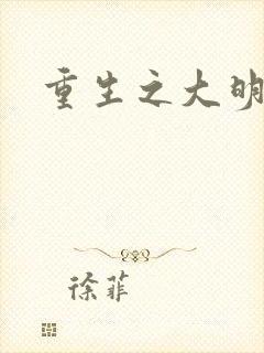 重生之大明王朝