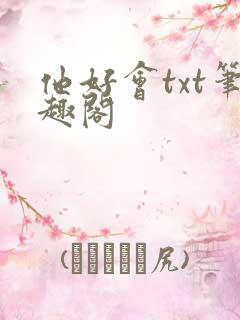 他好会txt笔趣阁