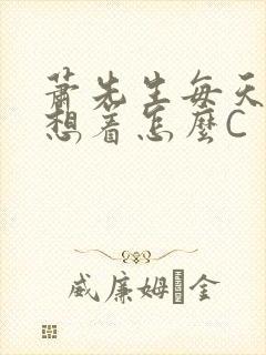 萧先生每天都在想着怎么C