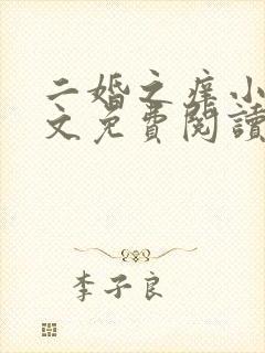 二婚之痒小说全文免费阅读