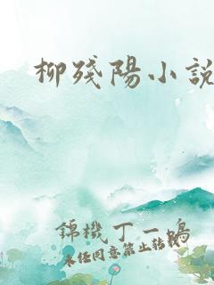 柳残阳小说下载