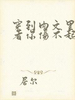 穿到肉文里的作者你伤不起