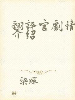 翻译官剧情分集介绍