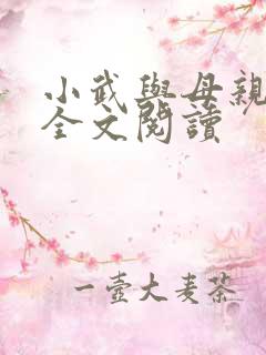 小武与母亲小说全文阅读