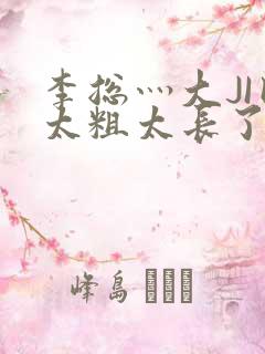 李总灬大JI巴太粗太长了