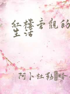 红楼旁观的平淡生活