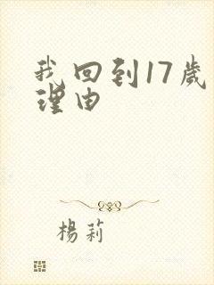 我回到17岁的理由