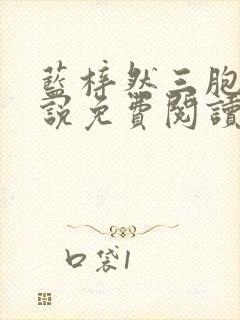 蓝梓然三胞胎小说免费阅读