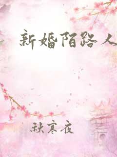 新婚陌路人