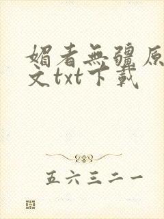 媚者无疆原著原文txt下载