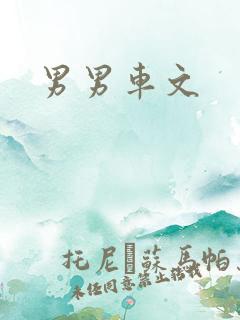 男男车文