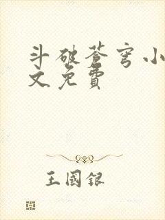 斗破苍穹小说全文免费