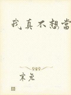 我真不想当圣师