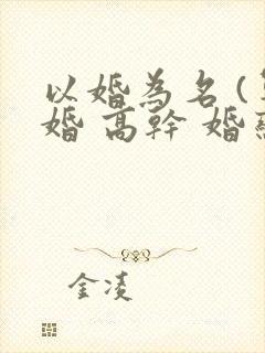 以婚为名 (军婚 高干 婚恋)