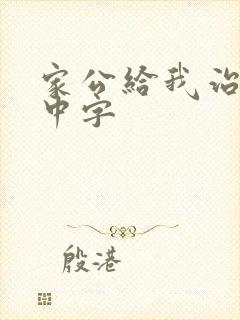 家公给我治疗5中字