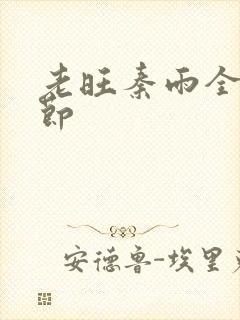 老旺秦雨全部章节