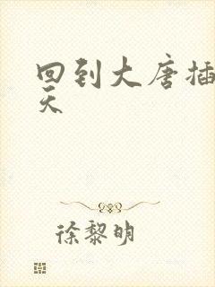 回到大唐插武则天