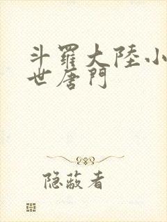 斗罗大陆小说绝世唐门