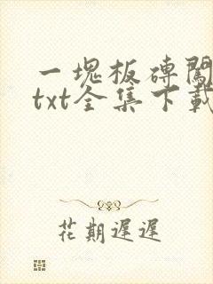 一块板砖闯仙界txt全集下载