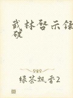 武林启示录 楚破