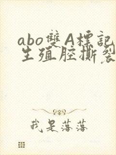 abo双A标记生殖腔撕裂