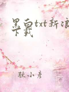 黑白txt新浪下载